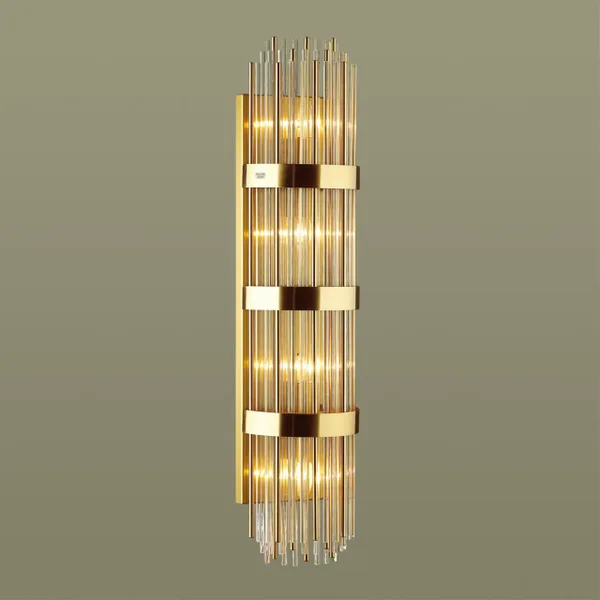 Настенный св-к E14 4*40W высота 890см EMPIRE золото/стекло ODEON LIGHT — фото 4