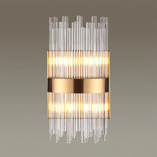 Бра G9 4*33W 220V FOCCO бронзовый/стекло/прозрачный ODEON LIGHT — фото 4