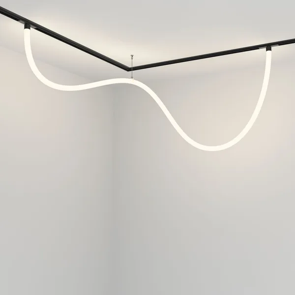 Трековый подвесной светильник LED 50Вт Черный IP20 Magnetic track system Exility TR101-2-50W4K-B Technical Maytoni — фото 4
