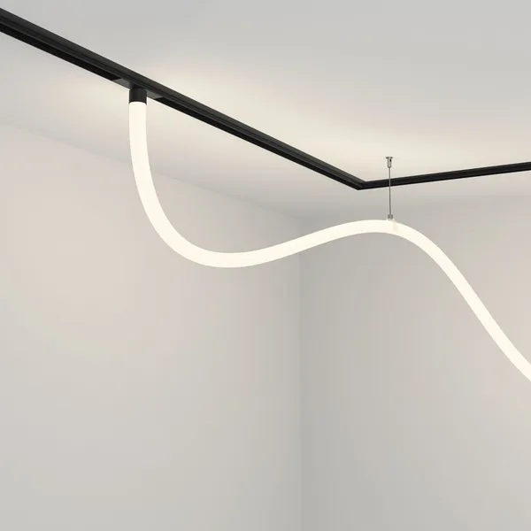 Трековый подвесной светильник LED 50Вт Черный IP20 Magnetic track system Exility TR101-2-50W4K-B Technical Maytoni — фото 2