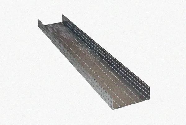 Лоток перфорированный ЛМ 300х60х3000 УТ1,5, оцинкованный лист, S1,0 Курганский ЗЭМИ