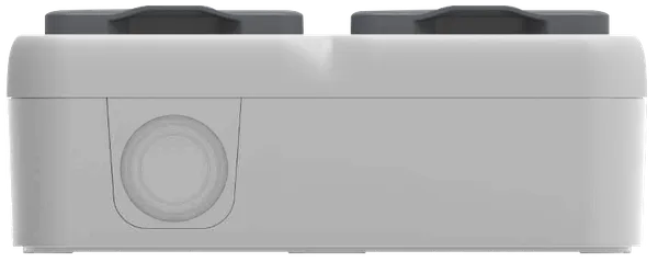 Donel W55 Розетка 2-я с защ.крышк., 2К+З., накладная, серый, IP55, серия (тип) DIP55 — фото 4
