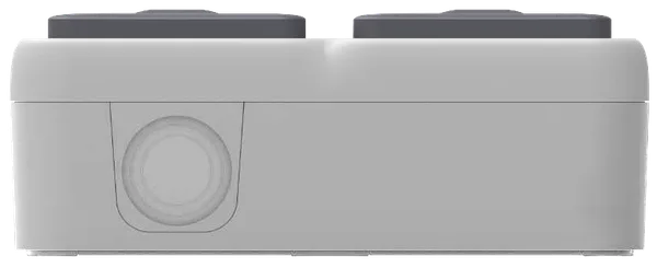 Donel W55 Розетка 2-я с защ.крышк., 2К+З., накладная, серый, IP55, серия (тип) DIP55 — фото 2