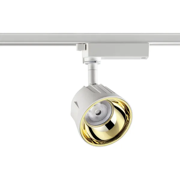 Св-к трековый IP20 LED 4000K 20W 100-265V белый/золото KNOF NOVOTECH