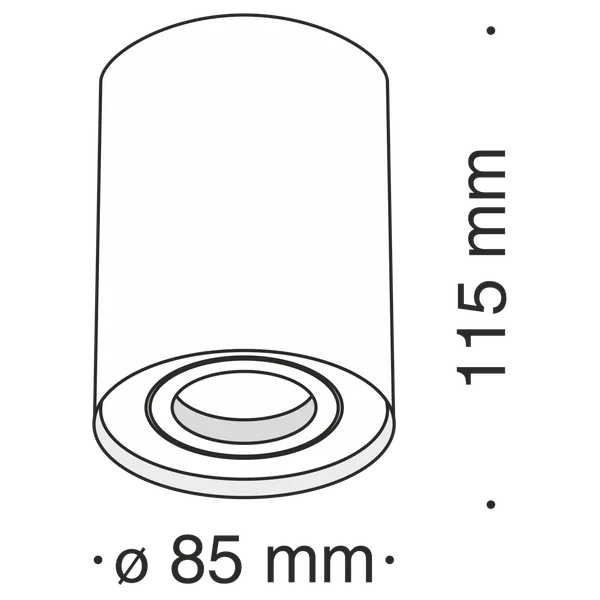 Потолочный светильник 1*GU10 50Вт Серебро IP20 Alfa C016CL-01S Technical Maytoni — фото 4