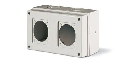 Корпус на 2 поста с основанием 70х87 мм. Тип M150 DKC