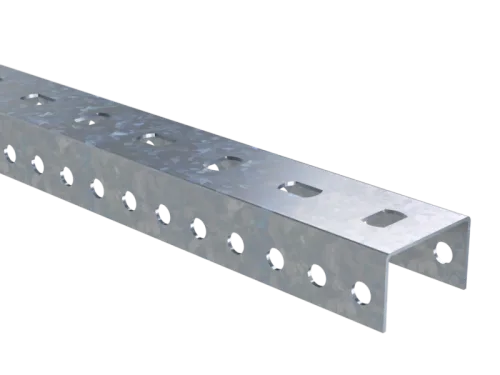 П-образный профиль PSL, L1600, толщ.1,5 мм, нержавеющая сталь AISI 304 DKC