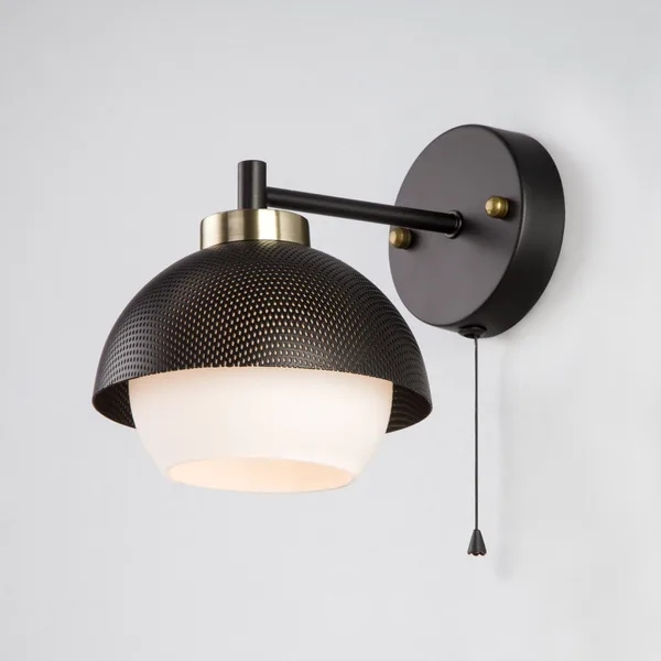 Бра в стиле лофт 1*E27 60Вт черный IP20 Nocciola (70106/1 черный) Eurosvet