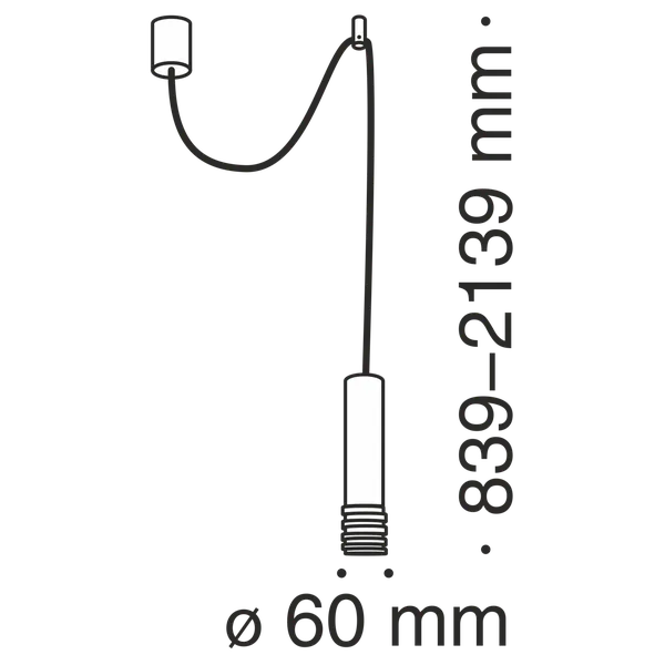 Подвесной светильник 1*GU10 40Вт Белый IP20 Kinzo P025PL-01W Technical Maytoni — фото 2