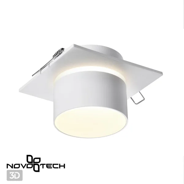 Св-к встр.IP20 GU10 9W 235V LIRIO белый B NOVOTECH — фото 3