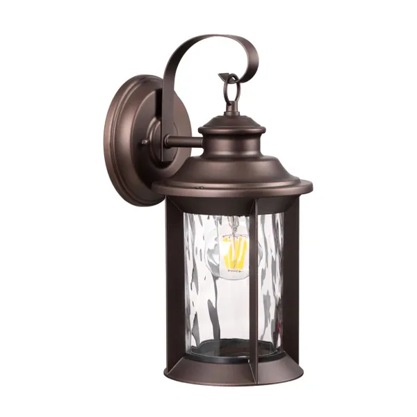Ландшафтный настенный св-к E27 1*60W IP44 MAVRET темно-коричневый/стекло ODEON LIGHT