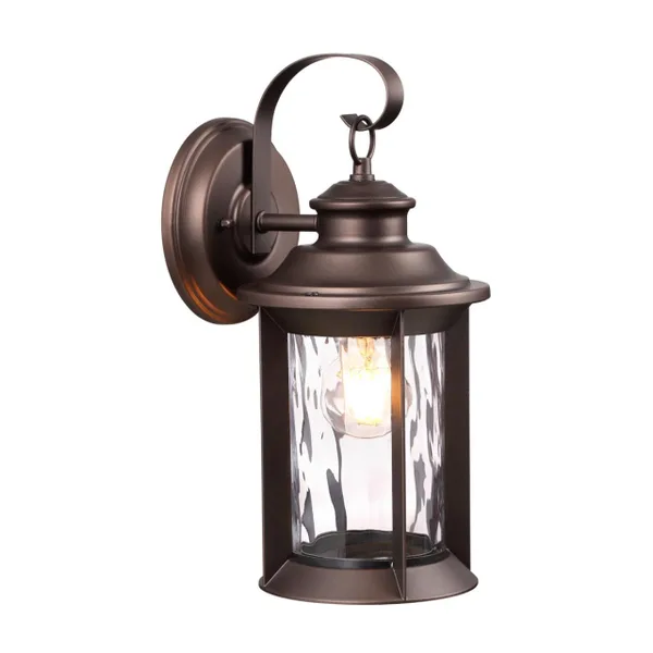 Ландшафтный настенный св-к E27 1*60W IP44 MAVRET темно-коричневый/стекло ODEON LIGHT — фото 4