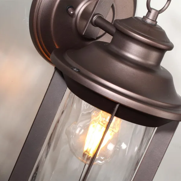 Ландшафтный настенный св-к E27 1*60W IP44 MAVRET темно-коричневый/стекло ODEON LIGHT — фото 5