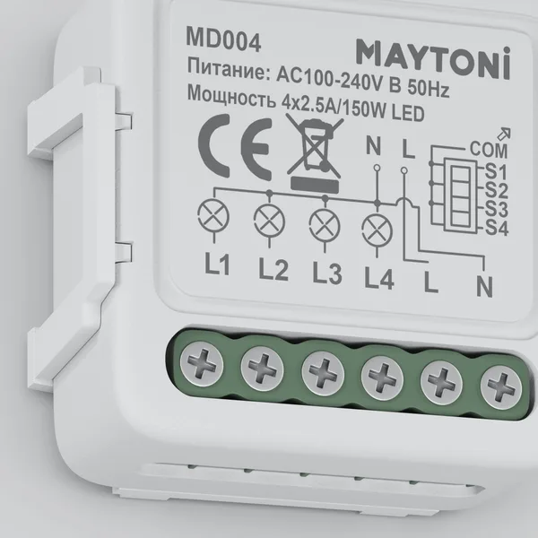 Wi-Fi выключатель четырехканальный MD004 Белый (MD004) Technical Maytoni — фото 2