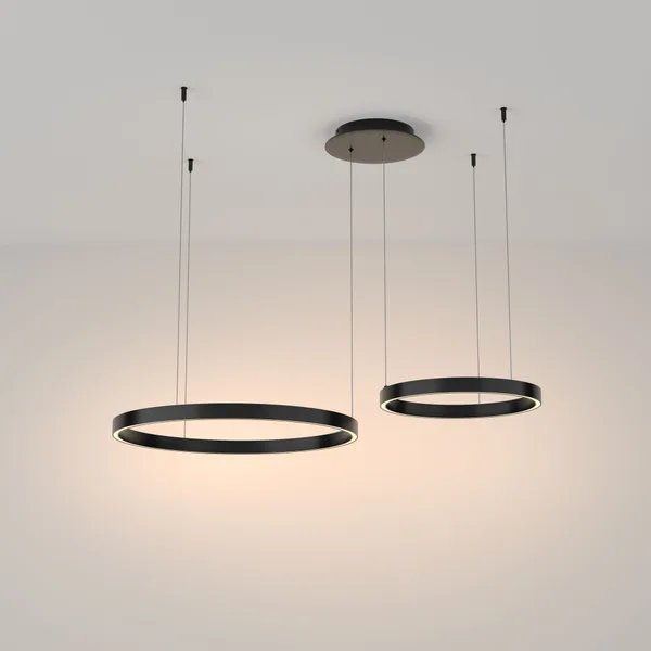 Подвесной светильник LED 61Вт Черный IP20 Rim MOD058PL-L55B3K Maytoni — фото 4
