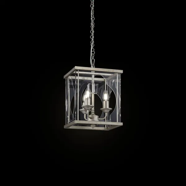 Подвесной светильник 3*E14 60Вт Золото Антик IP20 Keope H008PL-03G Maytoni — фото 4