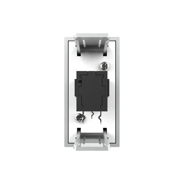 Розетка стерео аудио TRS 6.3 jack белая (механизм) Livolo — фото 4
