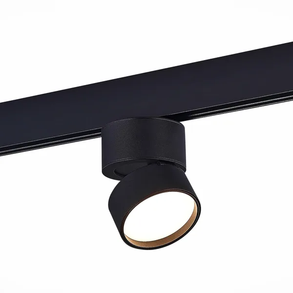 Магнитный трековый светильник Черный LED 1*9Вт 3000К 500Lm Ra>90 120° IP20 D85xH126 48В ST809.436.09 ST LUCE