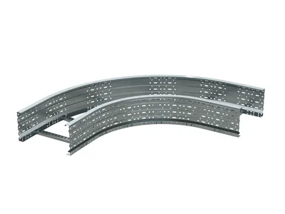 Угол лестничный 90 градусов 100x300, цинк-ламель DKC