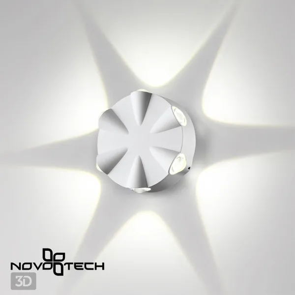Св-к ландшафтный св/д IP54 LED 4000К 6W 85-265V CALLE белый NOVOTECH — фото 3