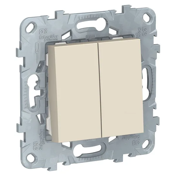 Unica NEW Механизм выключателя СУ 2-кл 10А бежевый IP20 Schneider Electric Systeme Electric (Schneider Electric)
