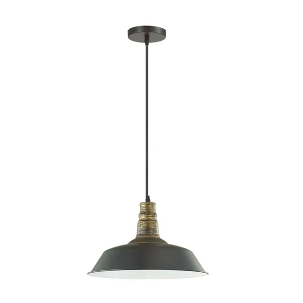 Подвес E27 60W 220V STIG матовый черный LUMION