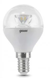 Лампа св/д шар G45 4W Е14 4100К GAUSS