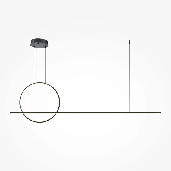 Подвесной светильник LED 40Вт Черный IP20 Halo MOD247PL-L49BK Maytoni — фото 3