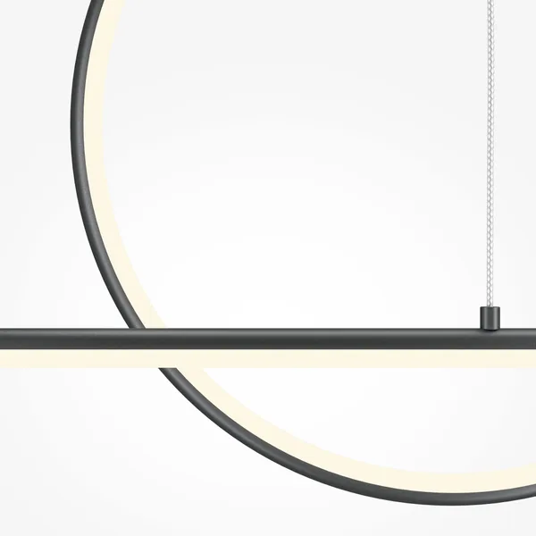 Подвесной светильник LED 40Вт Черный IP20 Halo MOD247PL-L49BK Maytoni — фото 2