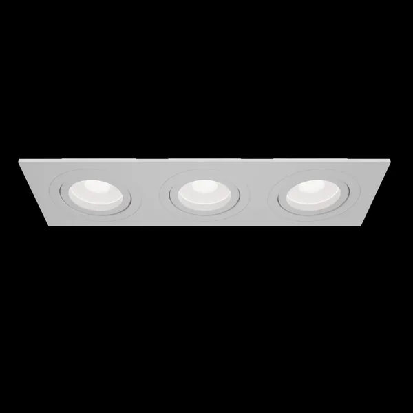 Встраиваемый светильник 3*GU10 50Вт Белый IP20 Atom DL024-2-03W Technical Maytoni — фото 4