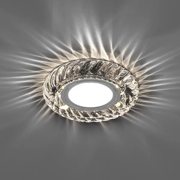 Светильник встраиваемый с LED подсветкой Feron CD986 потолочный MR16 G5.3 прозрачный — фото 2