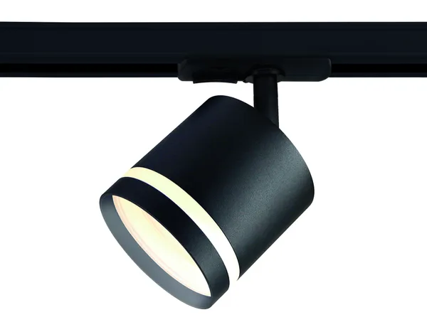 Трековый однофазный светильник со сменной лампой GL5372 BK черный GX53 max 12W Ambrella Light