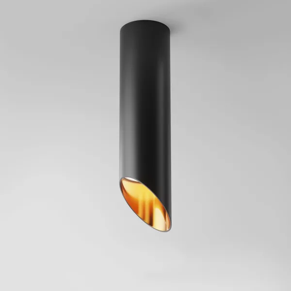 Потолочный светильник 1*GU10 12Вт Черный с Золотом IP20 Ceiling & Wall C044CL-01-25GU10-B Technical Maytoni — фото 3