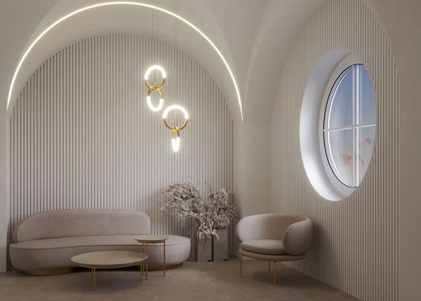 Подвесной светильник 2*LED 18Вт Золото IP20 Node MOD165PL-L18G3K Maytoni — фото 4