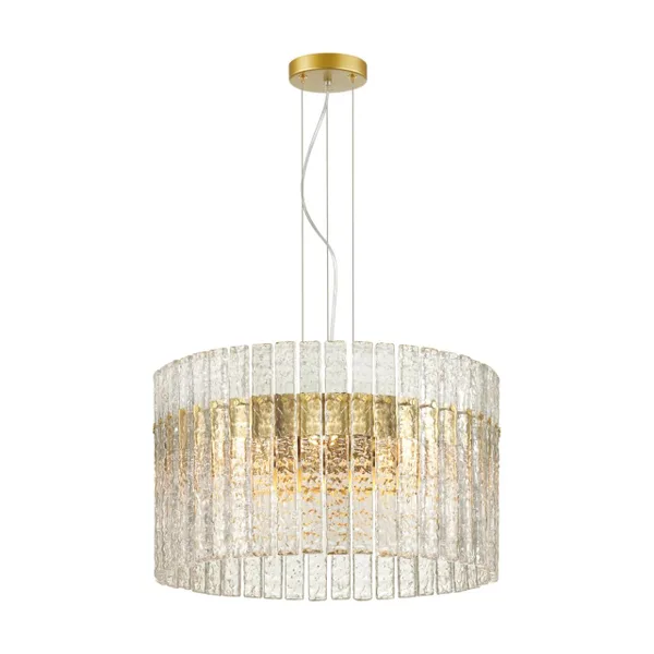 Люстра E14 6*40W MERKALE матов.золотой/прозрачный/стекло ODEON LIGHT — фото 4