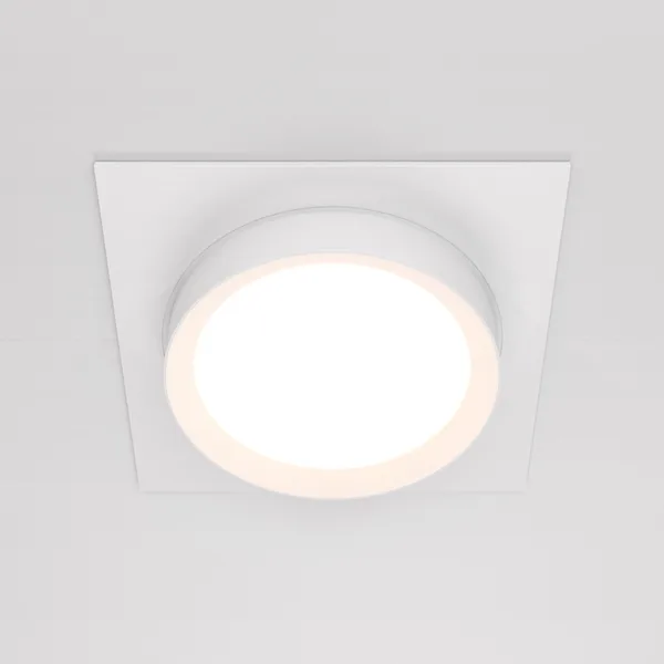 Встраиваемый светильник 1*GX53 15Вт Белый IP20 Downlight DL086-GX53-SQ-W Technical Maytoni — фото 3