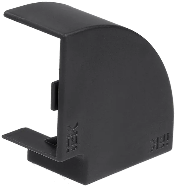 ELECOR Поворот 90град КМП 20х10 черный (4шт/компл) IEK