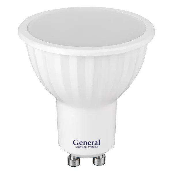 Лампа светодиодная GLDEN-MR16-B-7-230-GU10-4000 General