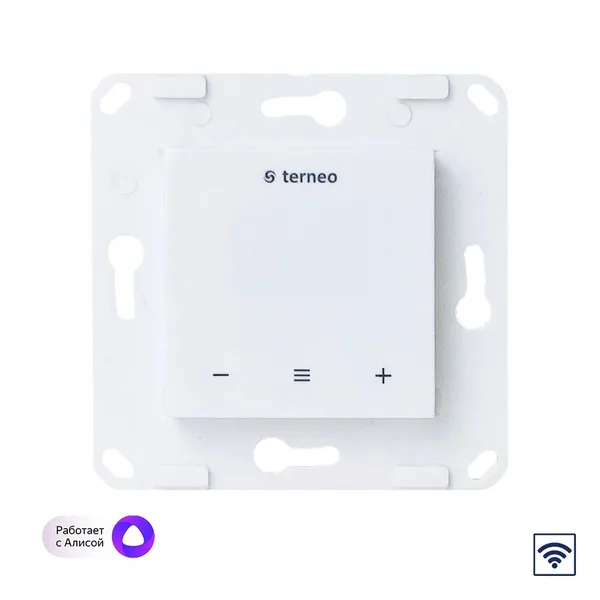 Терморегулятор Terneo SX для рамки Livolo с сенс.упр., Wi-Fi, внешний датчик температуры — фото 2
