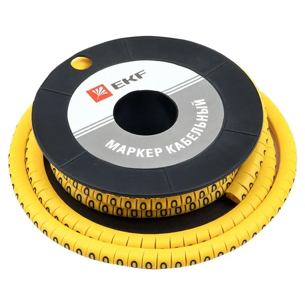 Маркер кабельный 2,5 мм2 "0" (1000 шт) (ЕС-1) PROxima EKF — фото 4