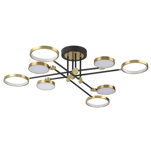 Потолочный св-к IP20 LED 65W 2677Лм DENZEL металл/черный с бронзой ODEON LIGHT