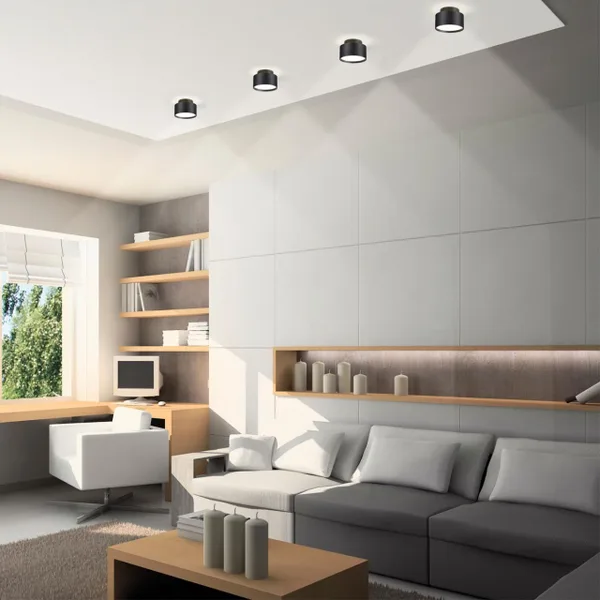 Св-к накл.IP20 LED 18W вниз/6W вверх 85-265V 4000K ORO черный NOVOTECH — фото 3