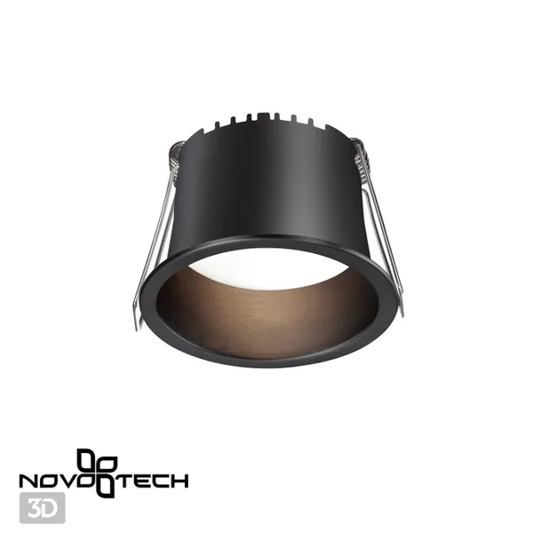 Св-к встр.св/д IP20 LED 4000К 6W 220V TRAN черный NOVOTECH — фото 3