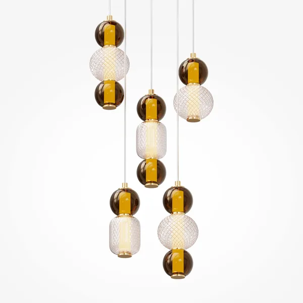 Подвесной светильник LED 80Вт Золото IP20 Drop MOD273PL-L80G3K Maytoni — фото 4