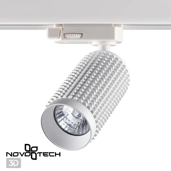 Трехфазный трековый cветильник IP20 GU10 50W 220V MAIS белый NOVOTECH — фото 3