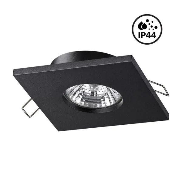 Св-к встр.влагозащ.IP44 GU10 50W 220V AQUA черный B NOVOTECH