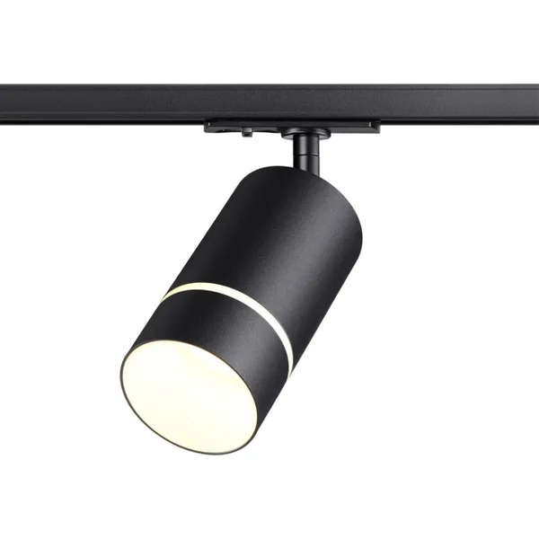 Св-к трековый однофазный IP20 GU10 9W 235V ELINA черный NOVOTECH — фото 5