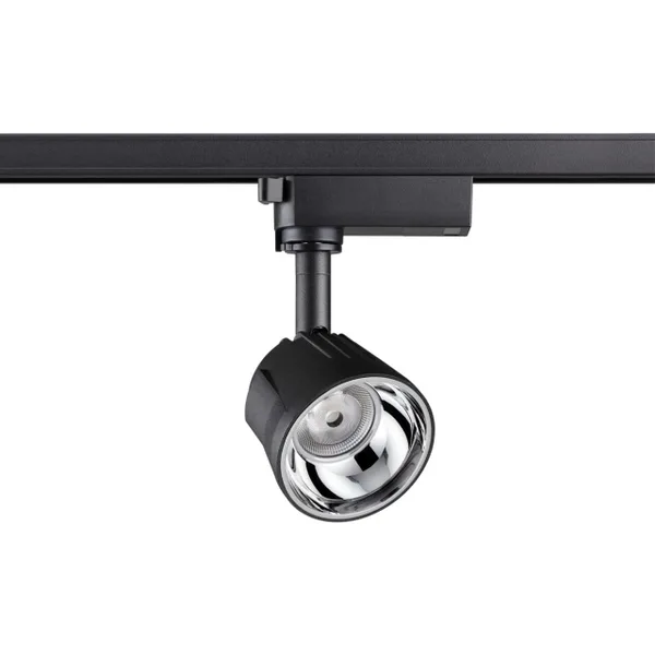 Св-к трековый IP20 LED 4000K 10W 100-265V черный/хром KNOF NOVOTECH