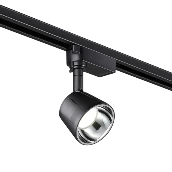 Св-к трековый IP20 LED 4000K 10W 100-265V черный/хром KNOF NOVOTECH — фото 3