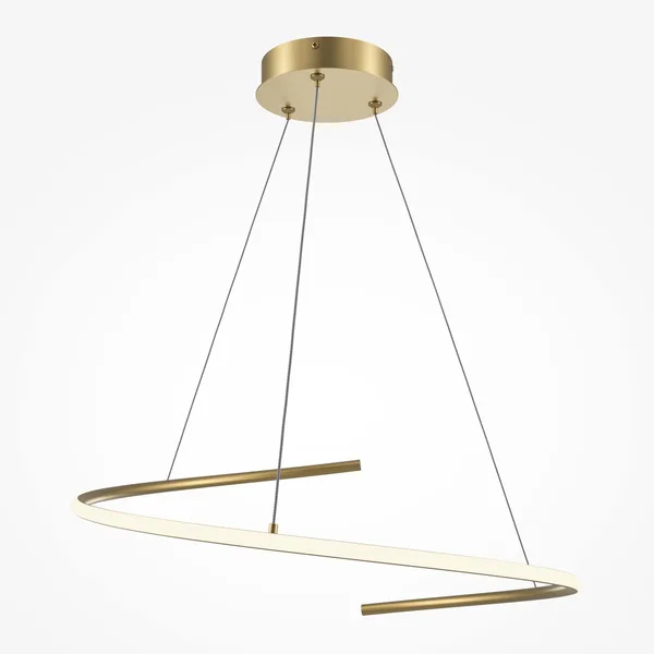 Подвесной светильник LED 31Вт Латунь IP20 Curve MOD242PL-L33BSK Maytoni — фото 3